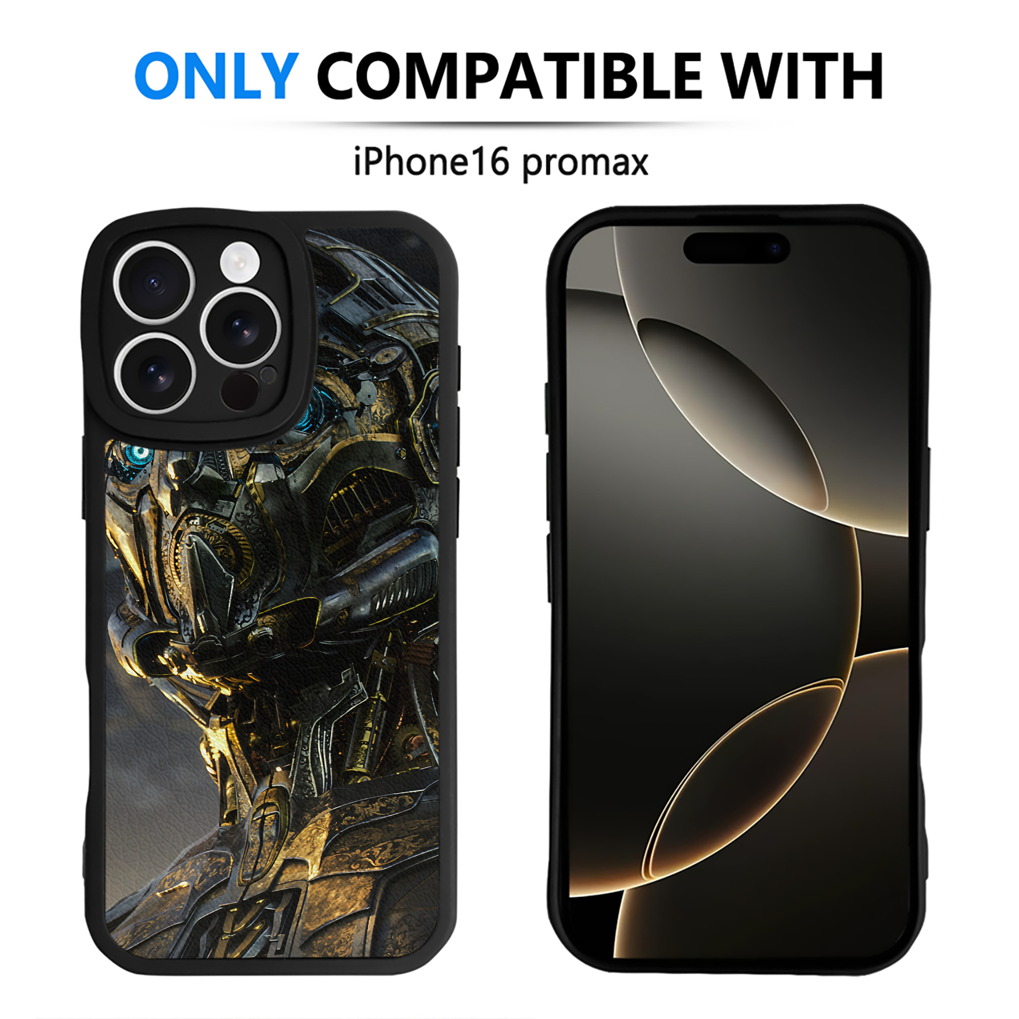 （画像用） Transformers トランスフォーマー 【iPhone 16シリーズ対応】シリコンスマホケース（レザー調） 材質：シリコン